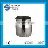 CE stainless steel single wall boiler chimney pipe:reducer chimney pipe fittings