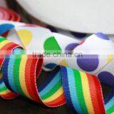 Hot Selling Double Face Printed Rainbow Ribbon for Decoration thumbnail-6
