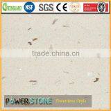 Polished Cowry Yellow Artificial Marble Top