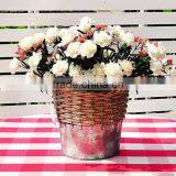 Willow and Iron Crossing Weave Basket thumbnail-1