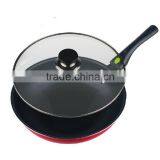 Aluminum Alloy Pot Saute Pan Non-stick Coating With Glass Lid thumbnail-1