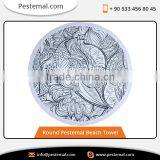 2016 Factory Supply of Printed Fancy Round Beach Towels thumbnail-1