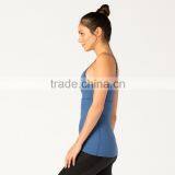 Customized Cross Strap Back Women Workout Gym Yoga Shirt Pilates Tank Top thumbnail-3
