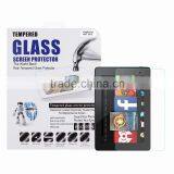 for Kindle Fire HD 7 2015 Tempered Glass Screen Protector 9H 0.26 MM Rounded Edge Bubble Free Anti Dust Anti-scratch