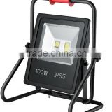 high power 100w portable led work light with stand