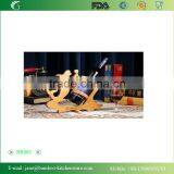 Bamboo Wine Rack Red Wine Holder Single Bottle Holder Mermaid thumbnail-2