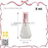 8ml High End Pump Sprayer Clear Glass Bottle for Travel Carry thumbnail-1