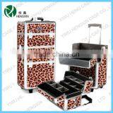 Leopard Professional Rolling Makeup Case,makeup Train Case thumbnail-1