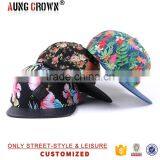 Digital Floral Brim Custom Print Snapback Caps thumbnail-4