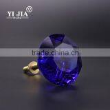 2 Inch Mushroom Shape Dark Blue Cabinets and Drawers Glass Knobs