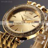 Women Japan Quartz Movement Ladies Fancy Crystal Watches thumbnail-3