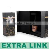 Factory Price Custom Design Black Carton Material 6 Bottle Carrier Wine Package thumbnail-5