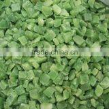 10mm Good Quality Frozen IQF Green Pepper Diced thumbnail-2