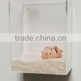 transparent wall mount acrylic boxes for display