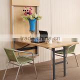 space saving furniture hardware mechanism for wall table and folding wall table