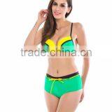 Summer Sexy Sweet Girl High Waist Swim Wear thumbnail-2