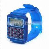 New Calendar Watch,silicone Calculator Watch thumbnail-1