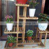 Artificial Wooden Flower Display Pot Rack for Indoor or Outdoor thumbnail-1
