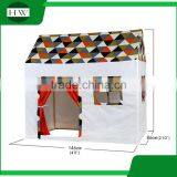 Wholesale OEM Durable Cotton Canvas Indoor Children Toy House Wood Kids Play Cubby House thumbnail-1