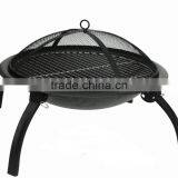 Outdoor Folding Fire Pit With BBQ Grill thumbnail-1