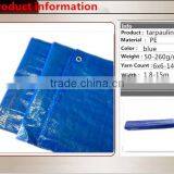 Rainproof 100% Virgin Material pe Tarpaulin/good Quality Blue pe Rustproof Tarpaulin Mesh Fabric thumbnail-1