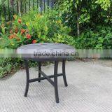 Wooden Furniture Outdoor Aluminum Table Plastic Tabletop thumbnail-2