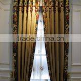 European Style Living Room Colourful Curtains/ Luxury Embroidery Elegant Beaded Curtains With Valance thumbnail-1