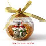 Clear Glass Material Christmas Decoration Ball thumbnail-5