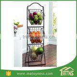 Storage Metal Kitchen 3 Tier Fruit Basket Stand thumbnail-2