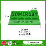 FDA Personalized Apple Shape Silicone Ice Cube Tray,Ice Cube Tray thumbnail-6