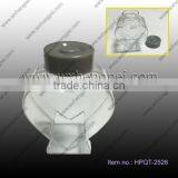 Cleverish Portable Cute Transparent Gray Lid Plastic Storage Jewelry Wedding Box Kit thumbnail-1