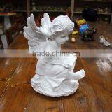 Custom Angel Figurine Christmas White Angel Reading thumbnail-3