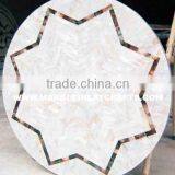 Semi Precious Round Mother Of Pearl Home Decorative Table Top thumbnail-1