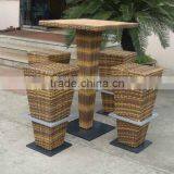 Wicker/Rattan Outdoor Bar Stools thumbnail-1
