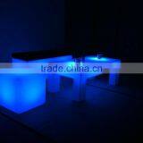 Modern Party Outdoor Plastic Furniture Remote Control Illuminated LED Outdoor Furniture