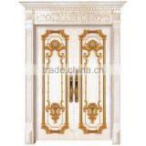 Luxury Antique Solid Wood External Door for Villa and Hotel, Finished by Handcarved BF11-12191c thumbnail-4