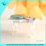 Hot Sale White Acrylic Bracelet Display Table for Shop or Exhibition thumbnail-1
