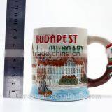 Wholesale Custom High Quality BUDADEST HUNGARY Souvenir Ceramic Cup for Sale thumbnail-3