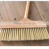 Wood Handle Plastic Soft Floor Broom thumbnail-1