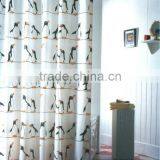 Penguin Print PEVA Shower Curtain and Bath Accessory thumbnail-1