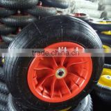 pneumatic rubber tyre with rim of wheelbarrow wheel 3.50-8