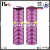 2017 Hot New Products Cosmetic Packaging 5ml 6ml Purple Pocket Glass Perfume Bottle Screw Spray Aluminum Cover Bottle Perfume thumbnail-3