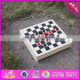2016 Newest 5 in 1 Children Wooden Multi Game Board W11A048 thumbnail-4
