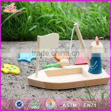 2016 New Design Kids Wooden Cat Fishing Toy W01B029 thumbnail-2