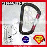Made Of Aluminum Mountain Climbing Screw Lock Carabiner With D Type thumbnail-3