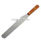 8" Inch Toast Bread Pizza Cutter Cake Cutter Knife Stainless Steel With Wood Hand German Quality thumbnail-5