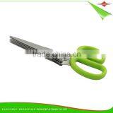 ZY-J8005 Curve 5 Blades Herb Kitchen Scissors Made of Stainless Steel Vegetables Cutting Scissors thumbnail-1