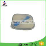 2016 Best Selling High Temperature Microwavable Eco-Friendly Feature Microwave Safe Silicone Collapsible Lunch Box thumbnail-3