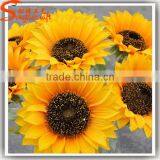Hot Sale Manufacturing Waterproof Artificial Sunflower Decoration for Home thumbnail-2