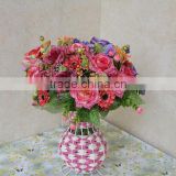 Silk flower bouquet, decorative artificial flower